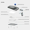 solar street light with pole and battery price